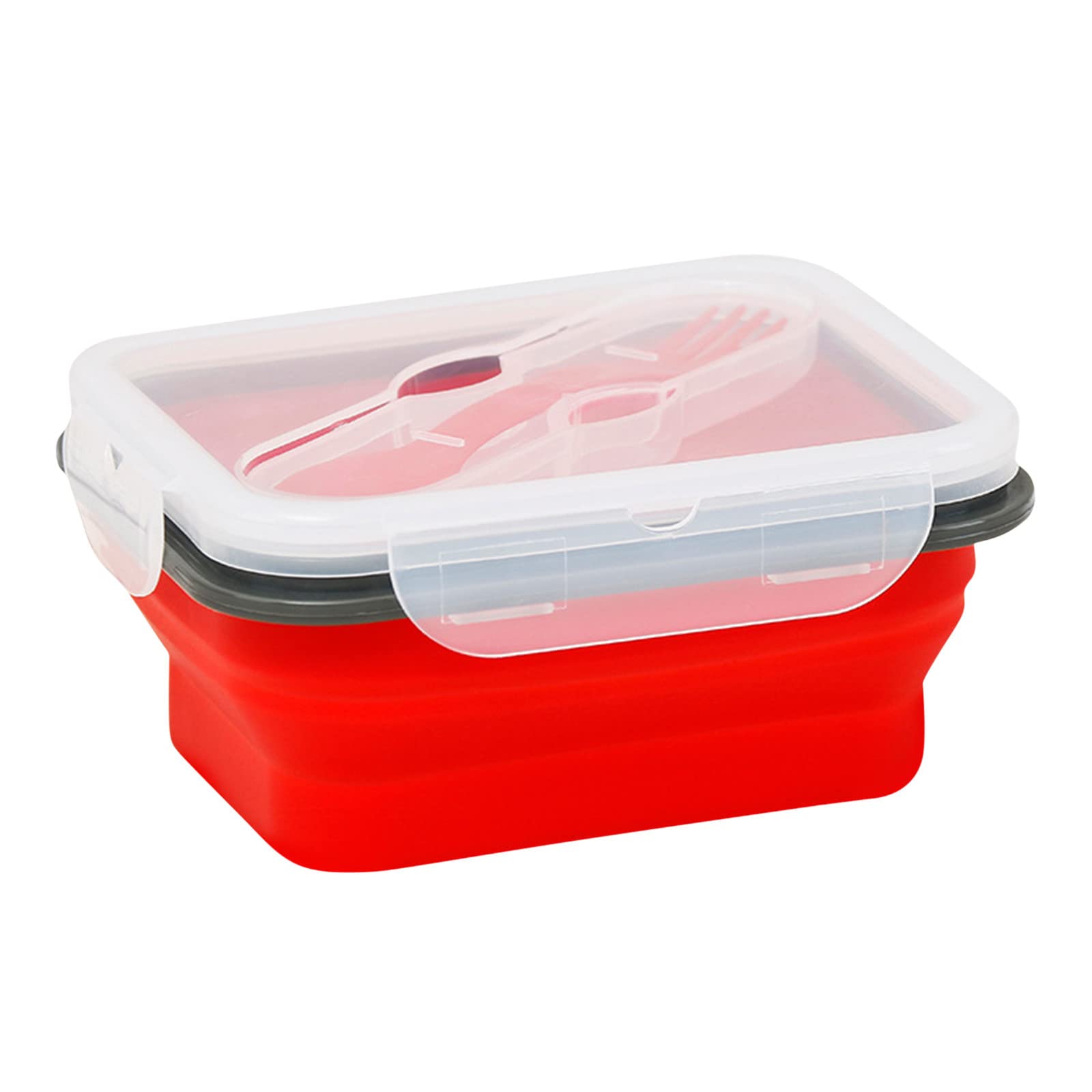 Foldable 3#MN Silicone Storage Container - Microwave & Freezer Safe, BPA-Free Lunch Box for Office, School, Camping & Outdoor Picnics