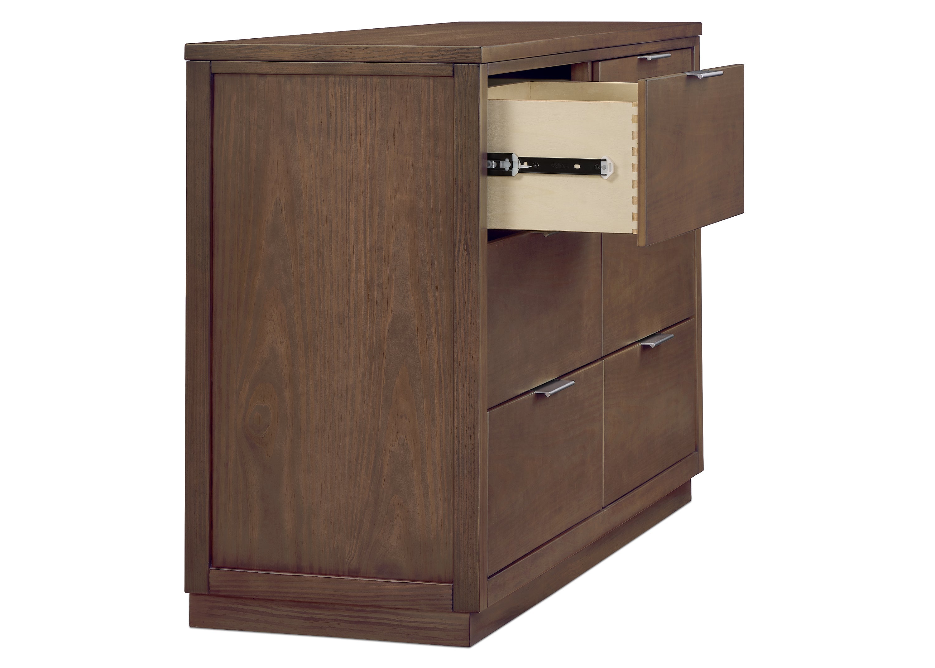 Forever 6-Drawer Dresser with Changing Top & Interlocking Drawers - Natural Wood Nursery Dresser for Baby Room Organization & Storage