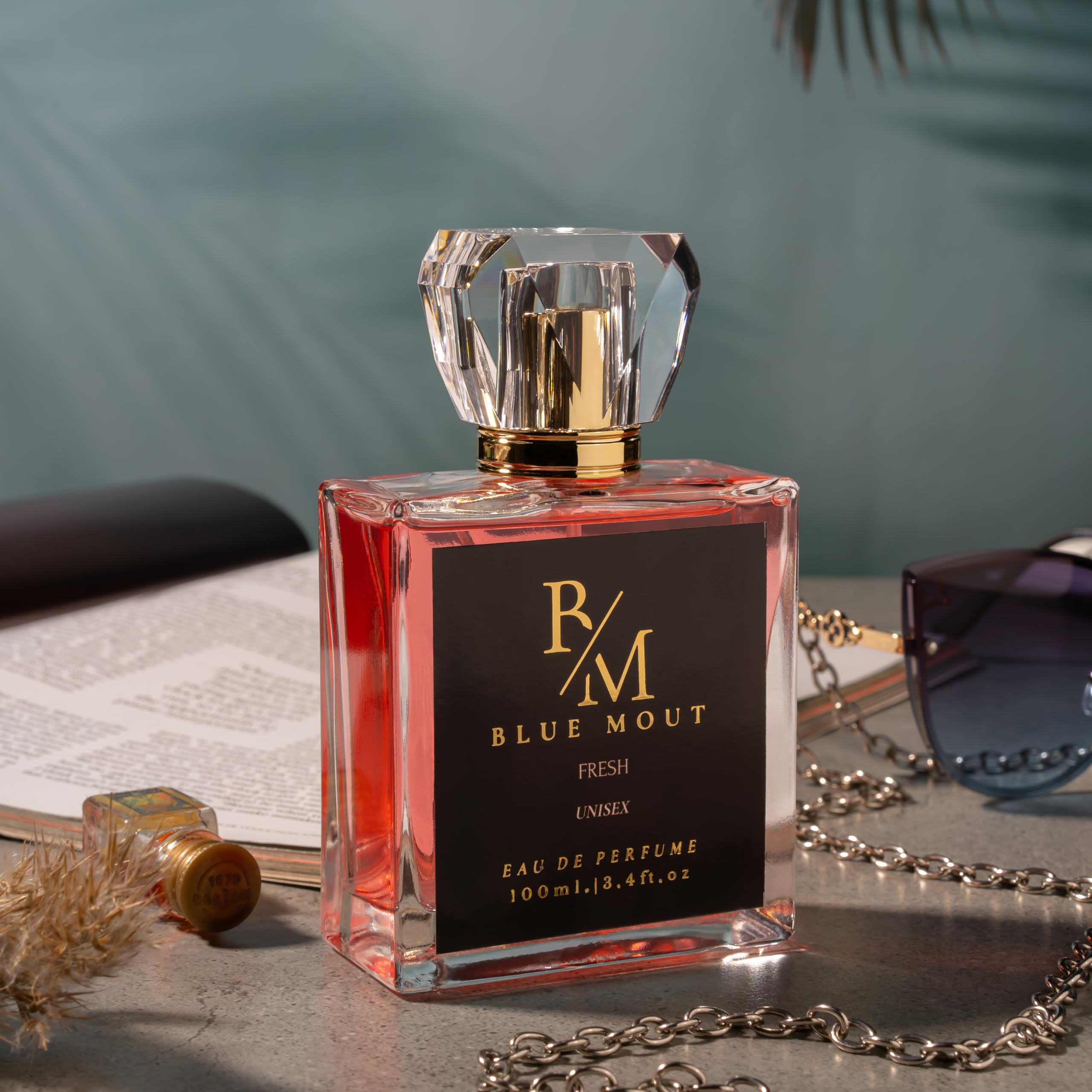 Premium BLUE MOUNT Eau De Parfum for Men & Women - Long Lasting 8-10 Hour Fresh Unisex Fragrance | 100ml Luxury Perfume for Daily Wear, Date Night & Special Occasions