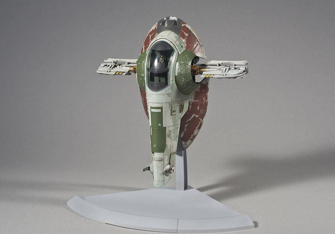 Bandai Star Wars 1/144 Slave I Model Kit - Boba Fett's Iconic Starship Building Set for Collectors & Sci-Fi Fans | Perfect for Display, Gifts & DIY Projects