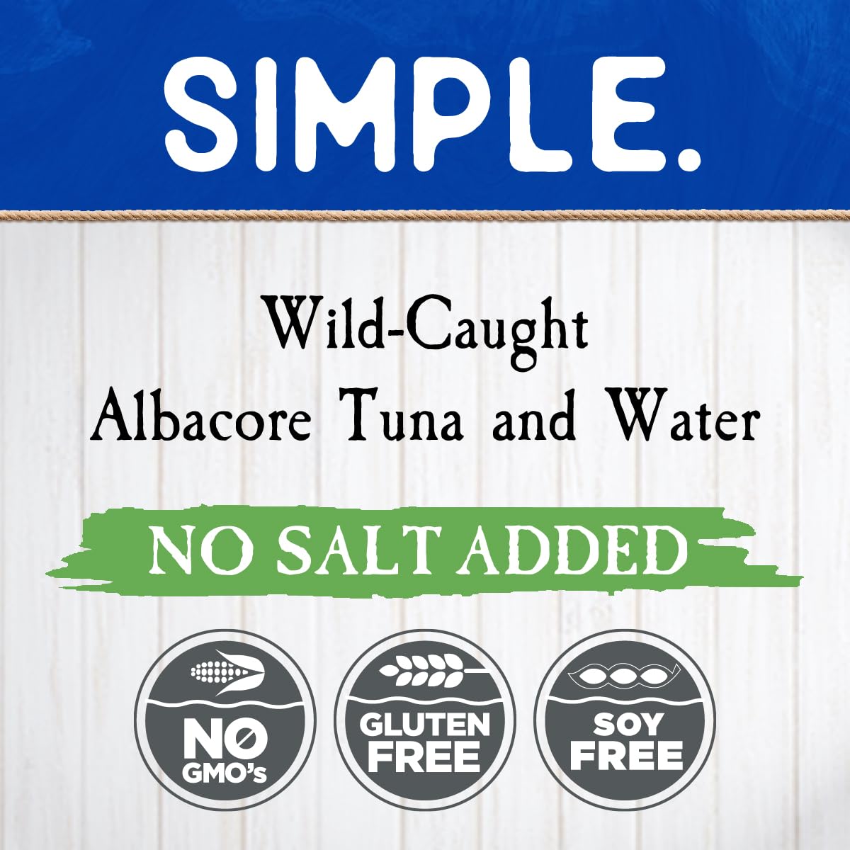 Blue Harbor Fish Co. Wild Albacore Tuna in Water - No Salt Added, 4.6 Oz (Pack of 12) | High Protein, Mercury Tested, Keto & Paleo Friendly | Perfect for Salads, Sandwiches & Healthy Meal Prep