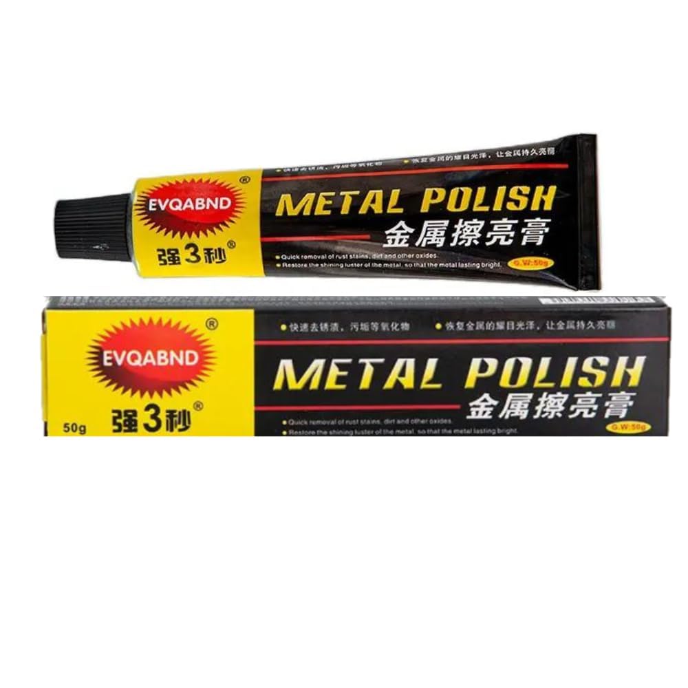 Premium Metal Polish & Grinding Paste for Stainless Steel & Auto Detailing - Professional Metal Surface Restoration, Car Buffing & Jewelry Polishing Compound - Ideal for Automotive, Kitchenware & DIY Metalworking Projects