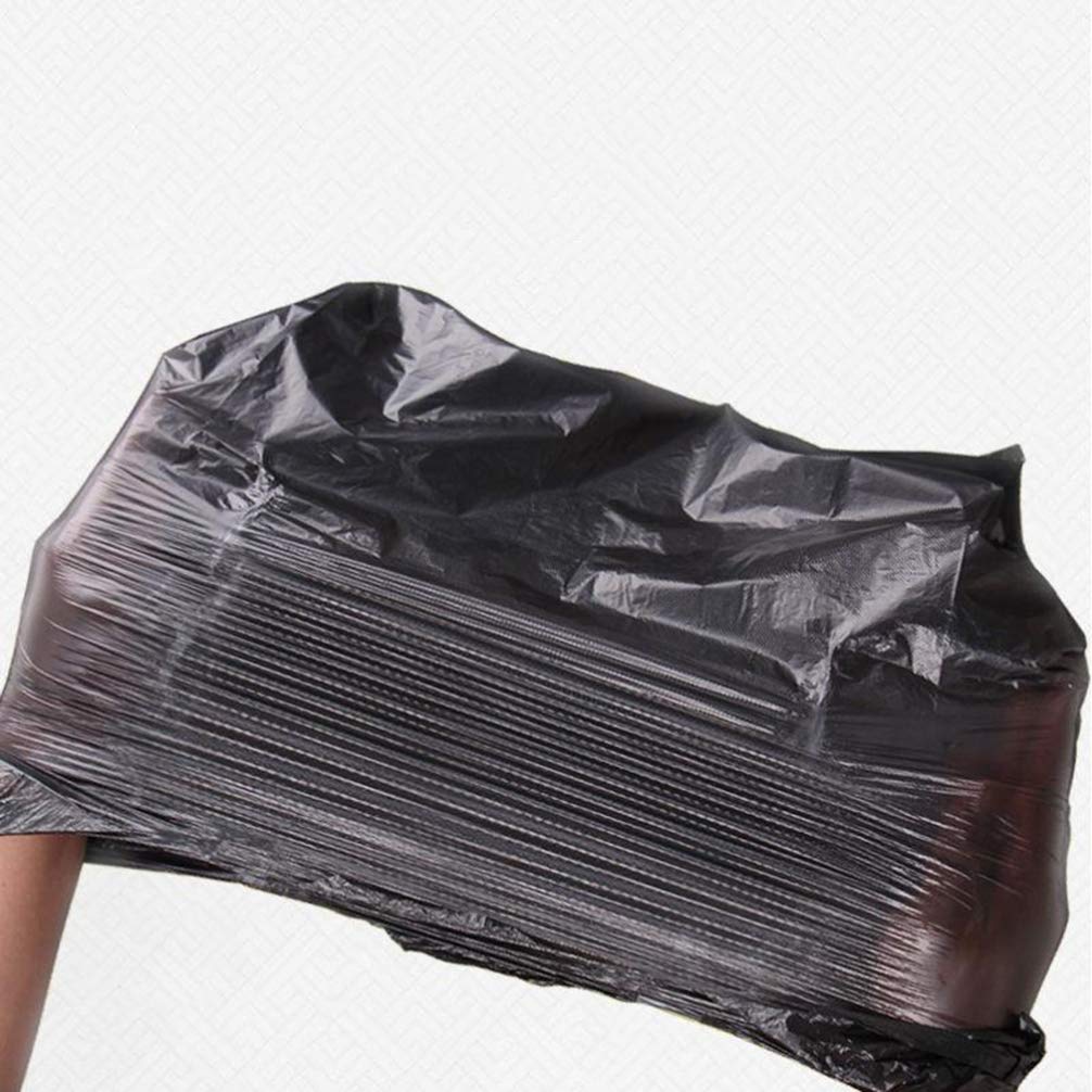 PRETYZOOM Heavy Duty Garbage Bags 100 Pack - 13 Gallon Black Trash Bags for Kitchen, Bathroom, Car & Office Waste Disposal | Leakproof & Tear-Resistant | Perfect for Household, Sanitary Napkins & Daily Trash
