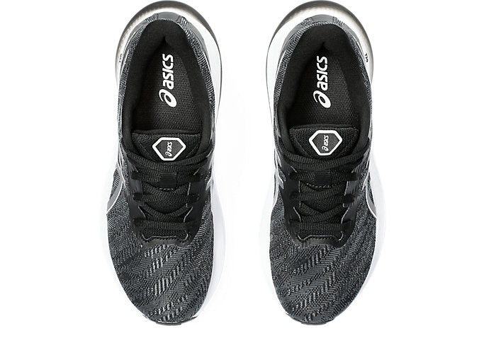 ASICS GT 2000 12 GS Running Shoes for Kids - Black/Carrier Grey | Lightweight Athletic Sneakers for Boys & Girls | Perfect for School, Sports & Daily Activities