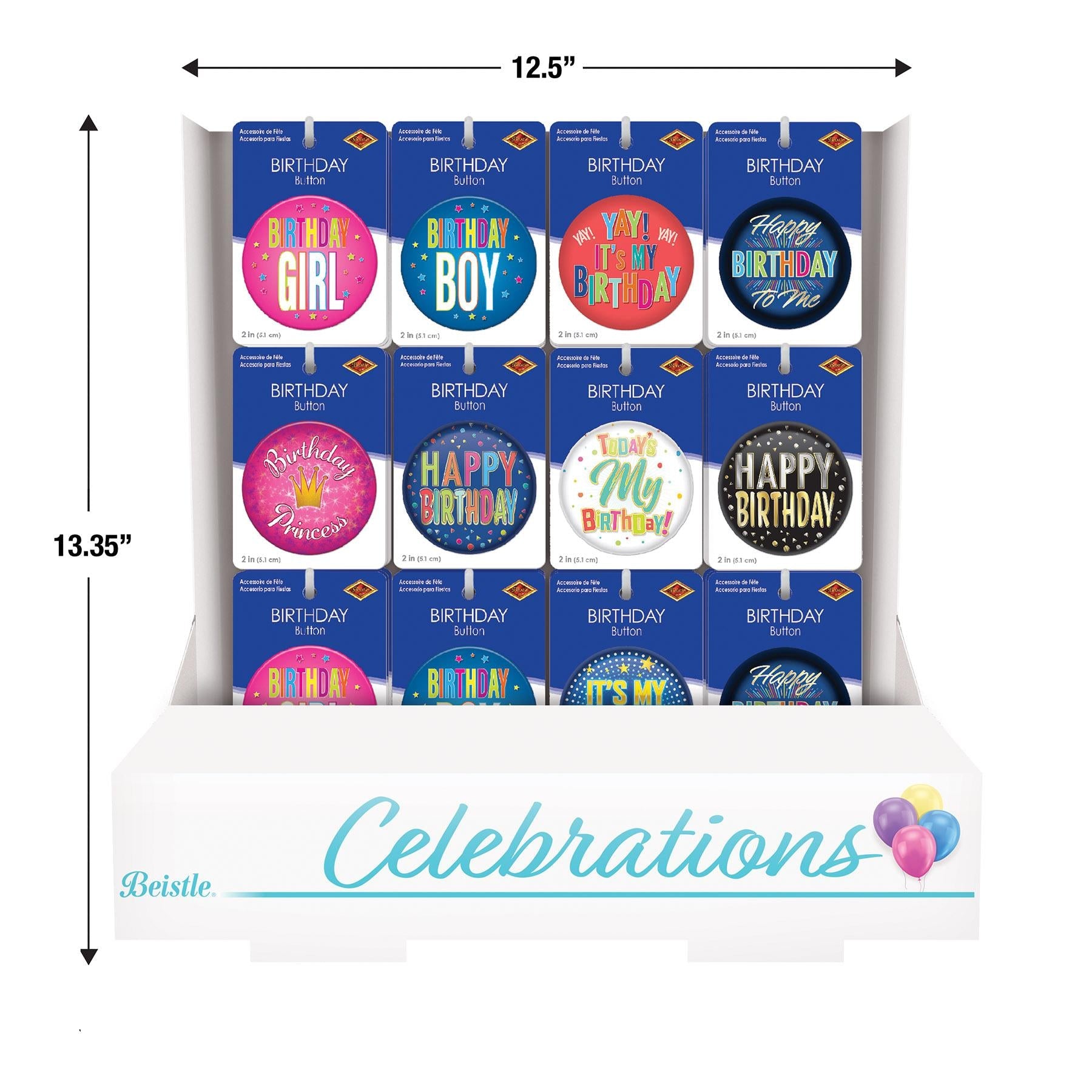 108-Piece Beistle Birthday Party Decorations Kit - Bulk Party Supplies for Celebrations, Events & Home Decor