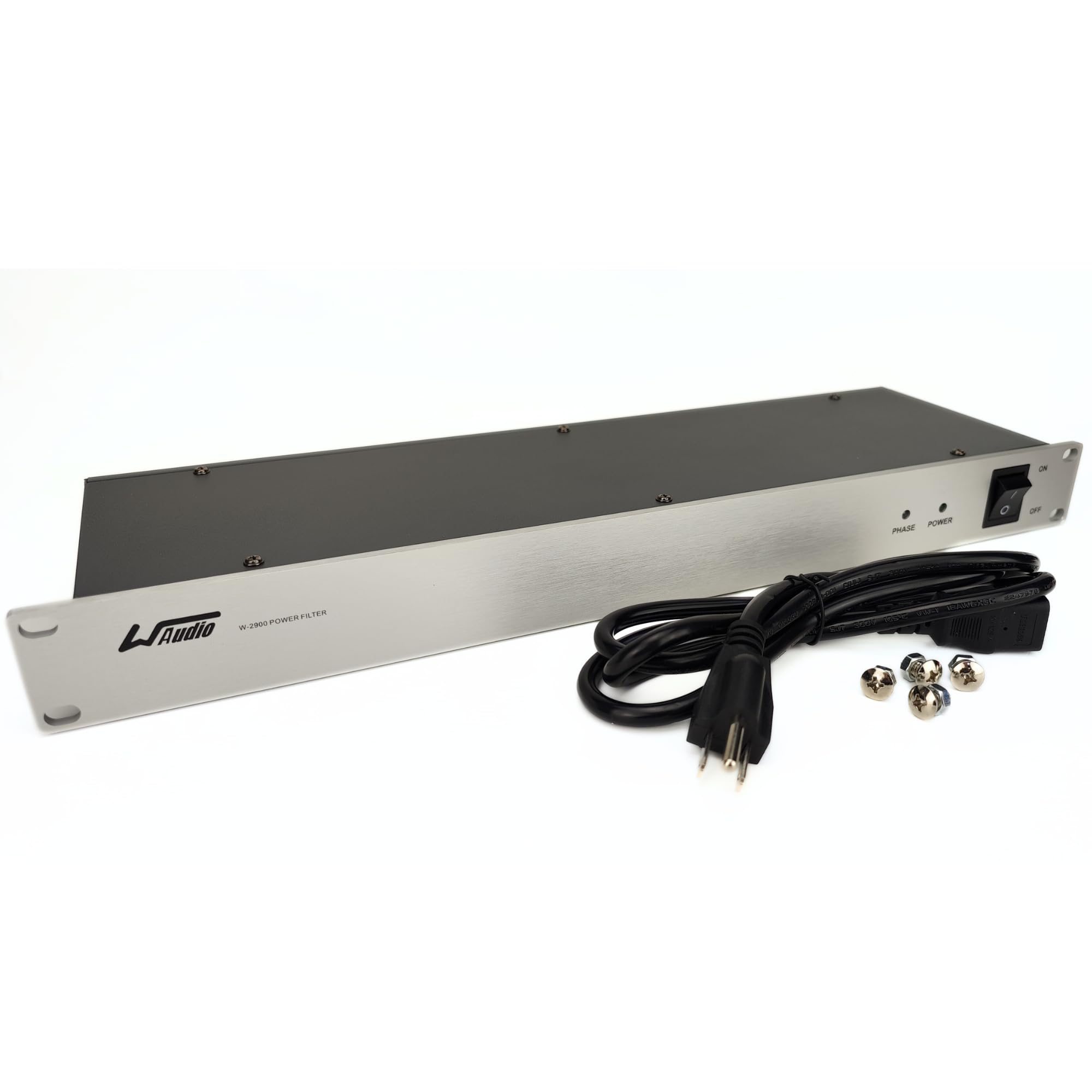 1U Rackmount Power Conditioner - AC Noise Filter & Surge Protector for Home Theater, Studio & Server Racks (Silver)