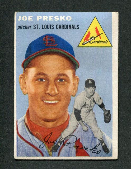 1954 Topps #135 Joe Presko St. Louis Cardinals Vintage Baseball Card - Perfect for Collectors, Sports Memorabilia Displays & Baseball Fan Gifts