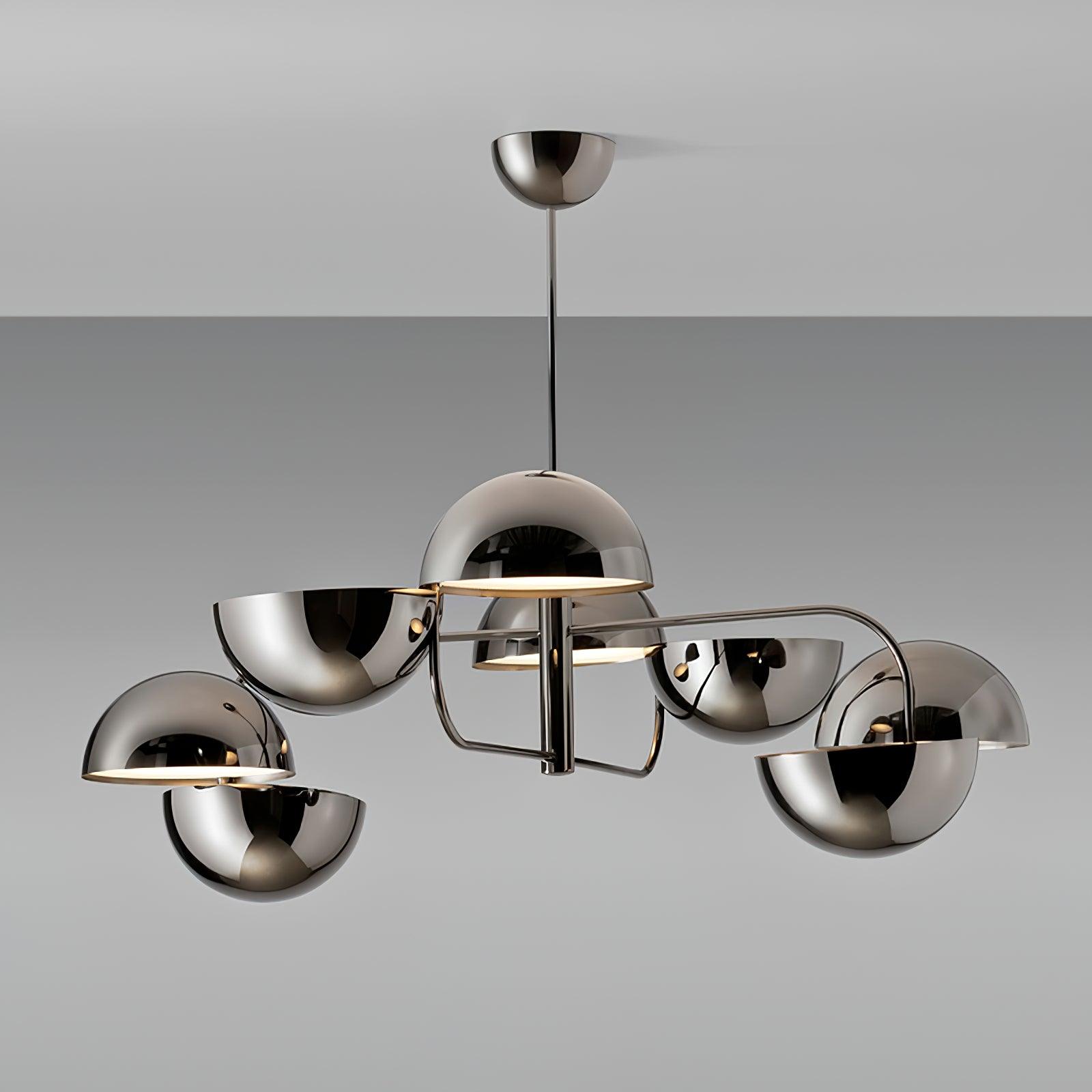 Elisabeth Penta Chandelier - Modern Crystal Ceiling Light Fixture for Dining Room, Living Room & Bedroom | Elegant Lighting Decor for Home & Office