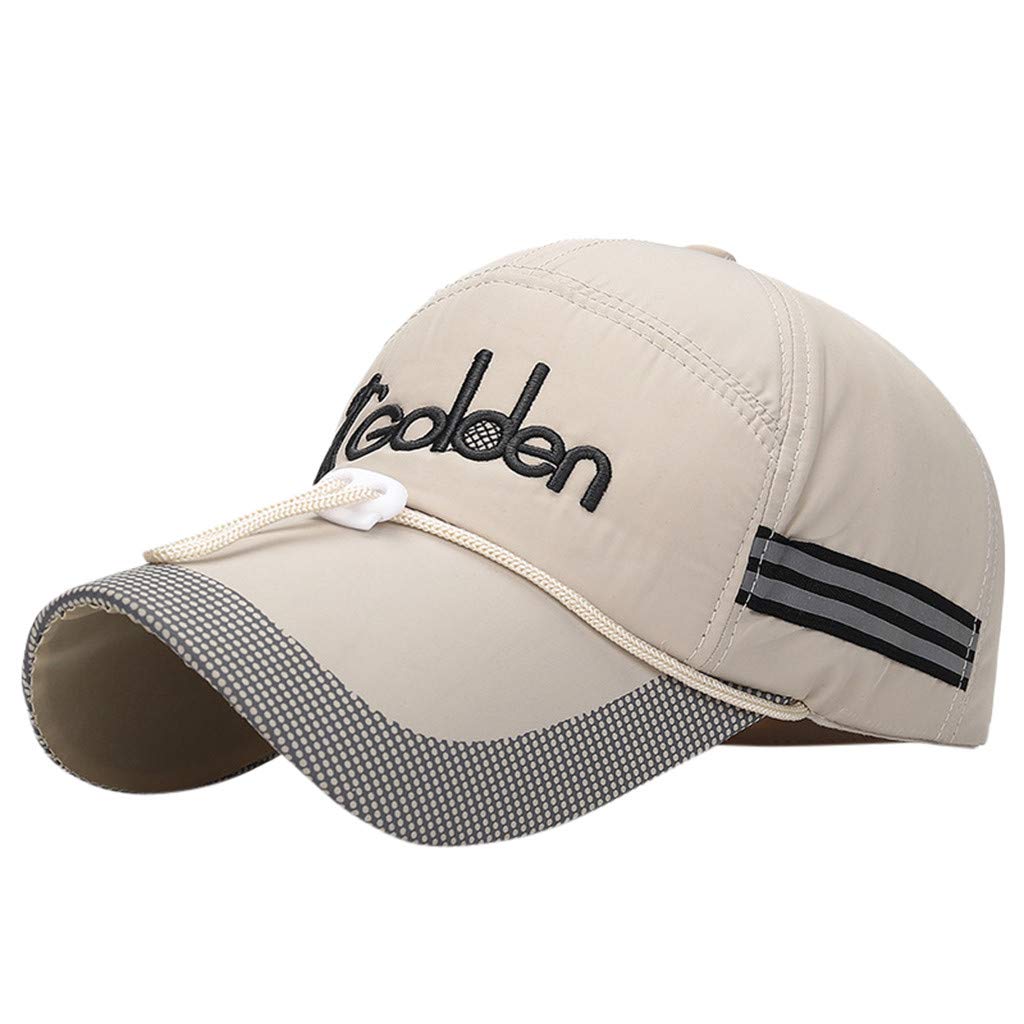 Stylish Reflective Striped Baseball Caps for Women & Men - Embroidered Lettering Sun Visor Hats for Outdoor Sports & Casual Wear