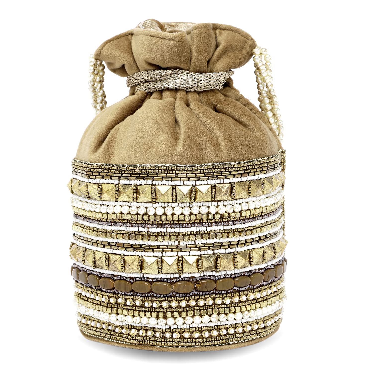 **Aheli Stylish Potli Bags for Women – Elegant Evening Clutch, Ethnic Bride Purse with Drawstring – Perfect for Weddings, Parties & Festive Occasions**