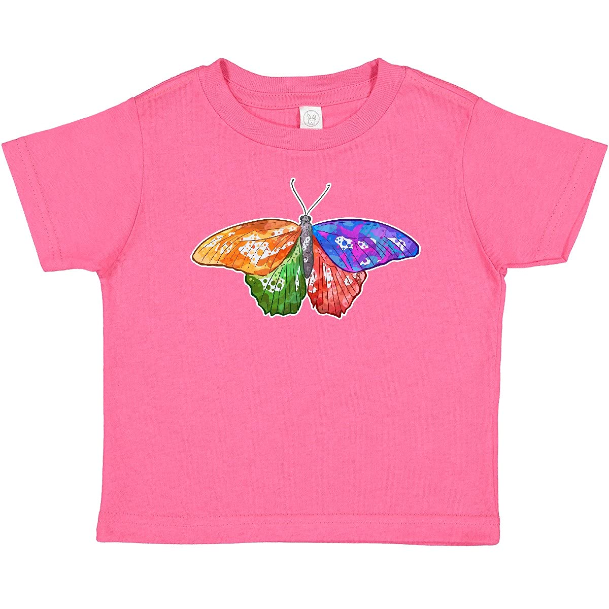 Inktastic Artistic Butterfly Baby T-Shirt - Cute Butterfly Design Cotton Tee for Infants & Toddlers - Perfect for Playdates, Photo Shoots & Everyday Wear