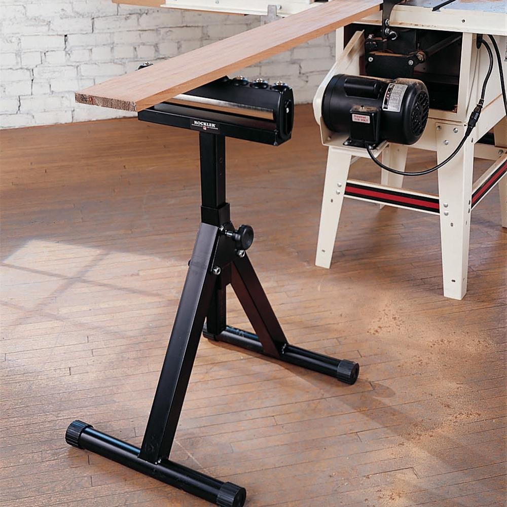 Heavy-Duty Fliptop Roller Stand for Woodworking - Adjustable Saw Stand for Jointer, Table Saw & Power Tools - Folding Work Stand with 2-3/8
