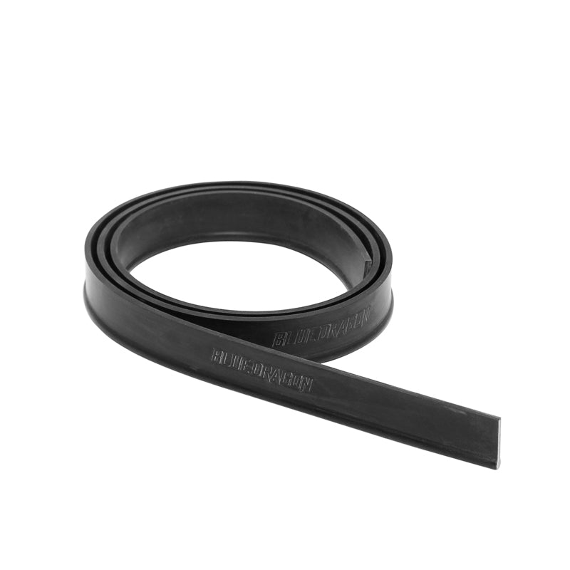 Blue Dragon Round Standard Squeegee Rubber - Heavy Duty Window Cleaning Tool for Home, Car & Glass Surfaces