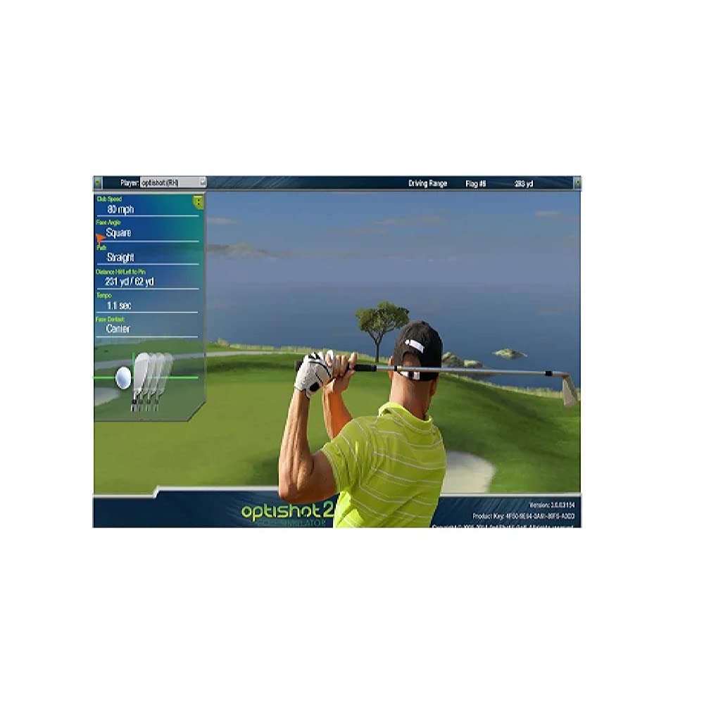 OptiShot 2 Golf Simulator for Home - Portable Indoor Golf Training System with Swing Analyzer | Perfect for Home Practice, Backyard Setup & Virtual Golf Games