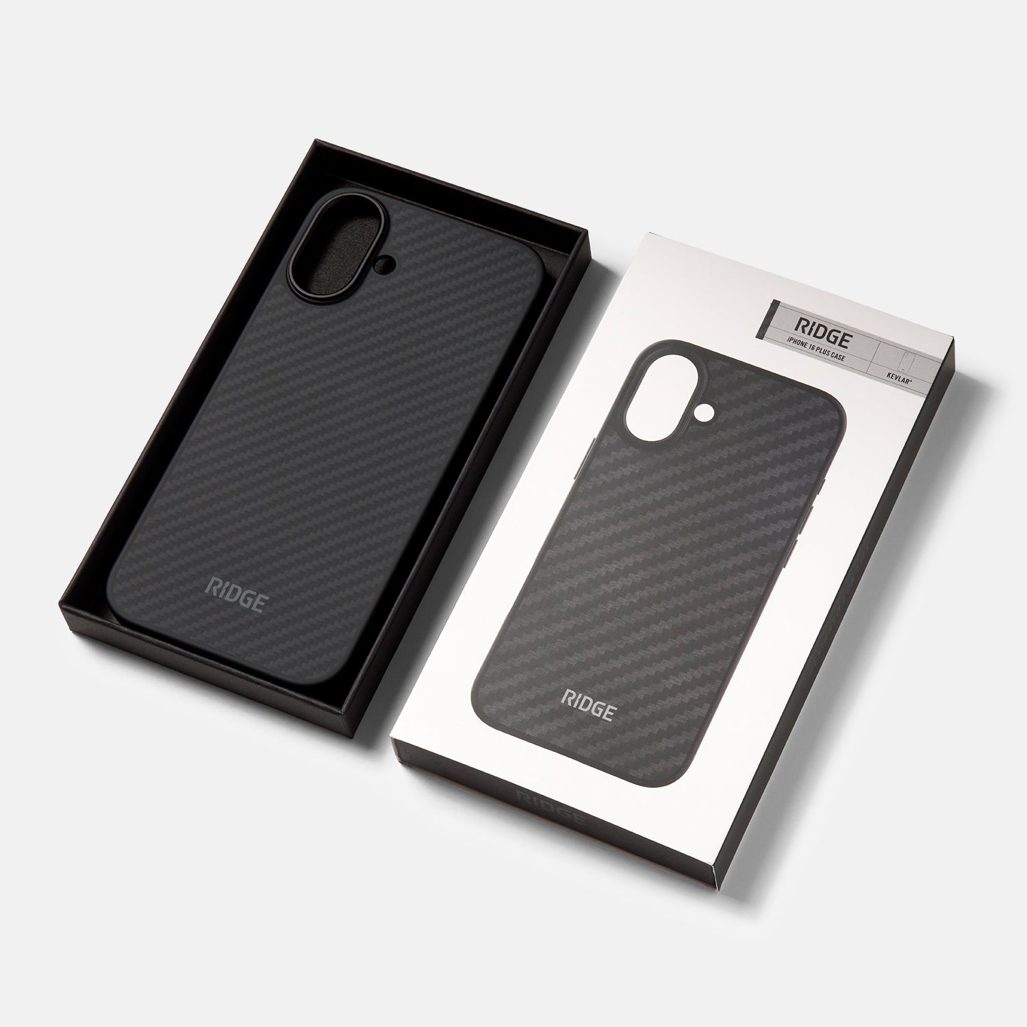 Premium Carbon Fiber iPhone 16 Plus Case - Slim Protective Cover for Everyday Use | Shockproof & Scratch Resistant | Perfect for Work, Travel & Outdoor Activities