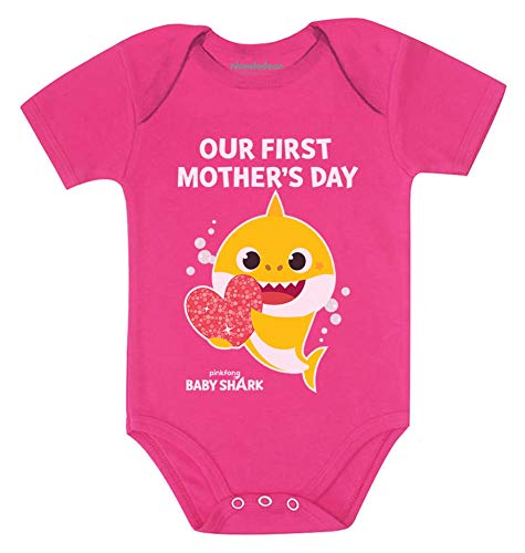 Baby Shark Doo Doo Doo Bodysuit Outfit - Cute First Mother's Day Gift for Baby Boys & Girls | Perfect for Family Photos, Birthday Parties & Special Occasions