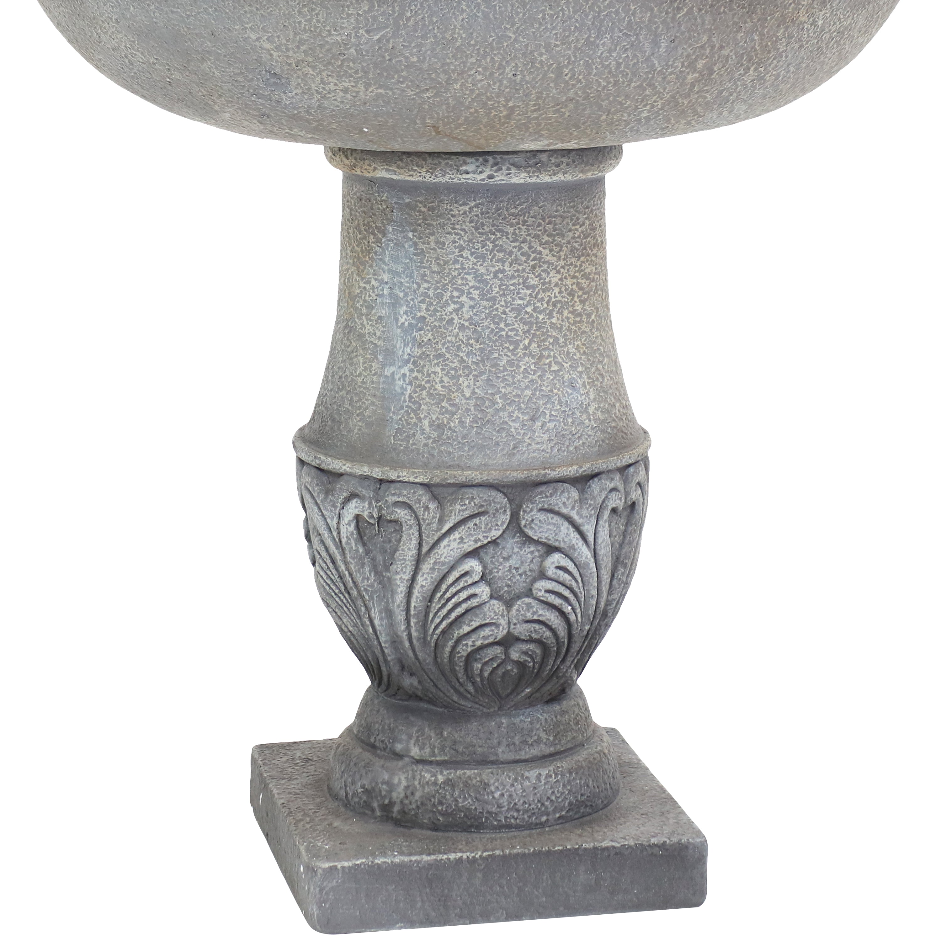 Sunnydaze 2-Tier Outdoor Water Fountain with French Garden Design - 50