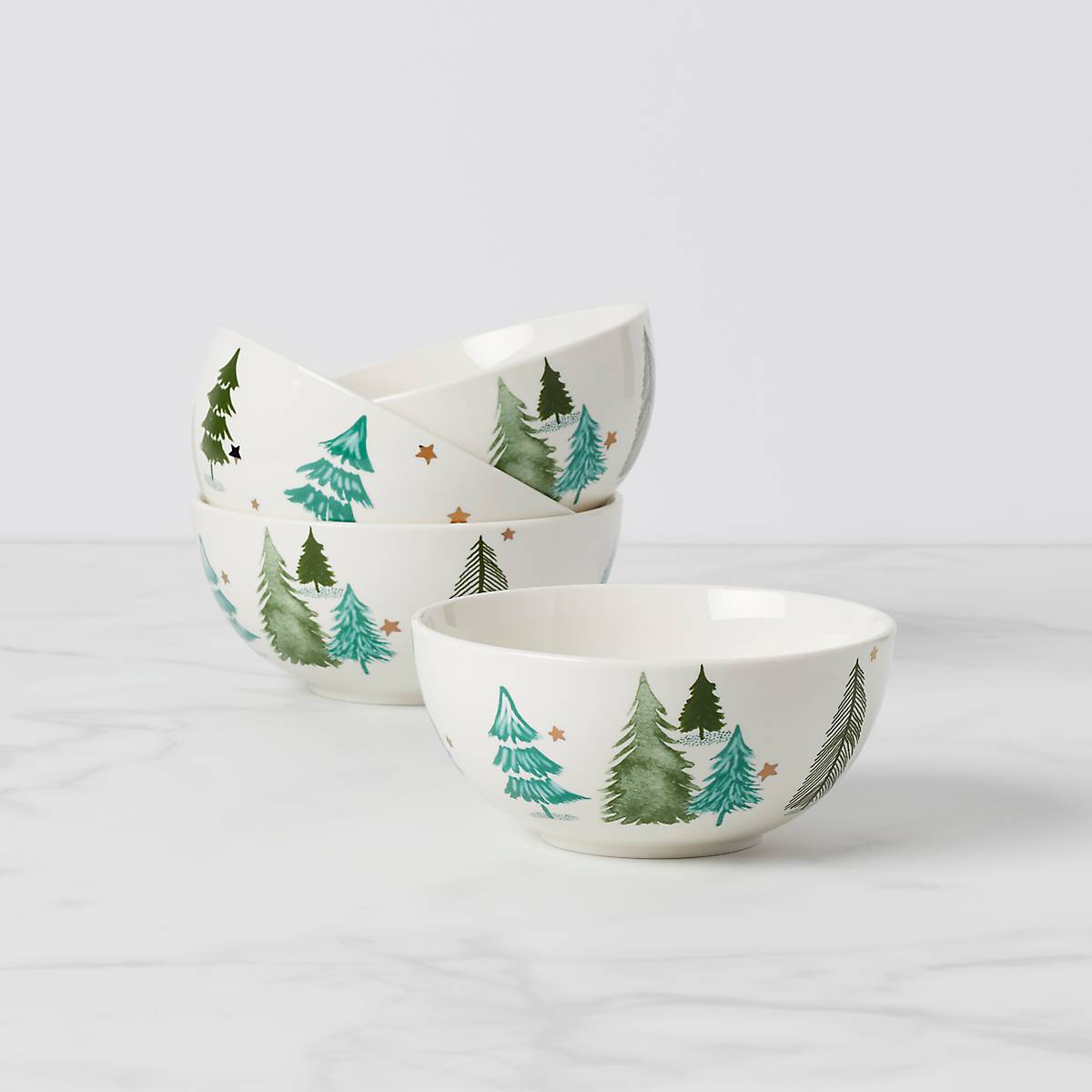 Balsam Lane 4-Piece All-Purpose Bowl Set - Durable & Versatile Kitchen Bowls for Mixing, Serving, and Food Prep - Perfect for Salads, Soups, Cereal, and Entertaining