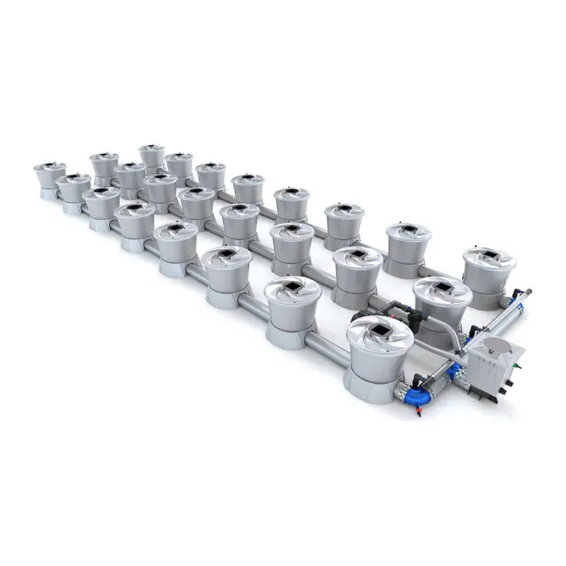 Alien Hydroponics V System DWC - 24 Pot Hydroponic Growing Kit for Indoor Plants | Perfect for Home Gardening, Grow Rooms & Hydroponic Farms