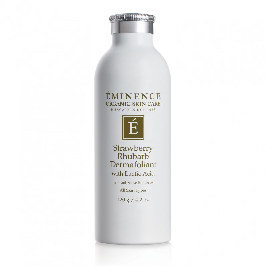 Eminence Organics Strawberry Rhubarb Dermafoliant - Exfoliating Facial Scrub for Glowing Skin | Natural Skincare for Dry & Sensitive Skin | Perfect for Daily Use & Spa Treatments