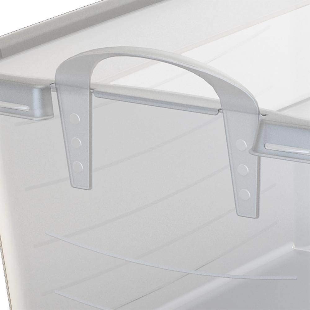 Clear Stackable Storage Boxes for Closet Organization - 55 Quart (18 Pack) - Perfect for Bedroom, Closet, Garage & Seasonal Storage