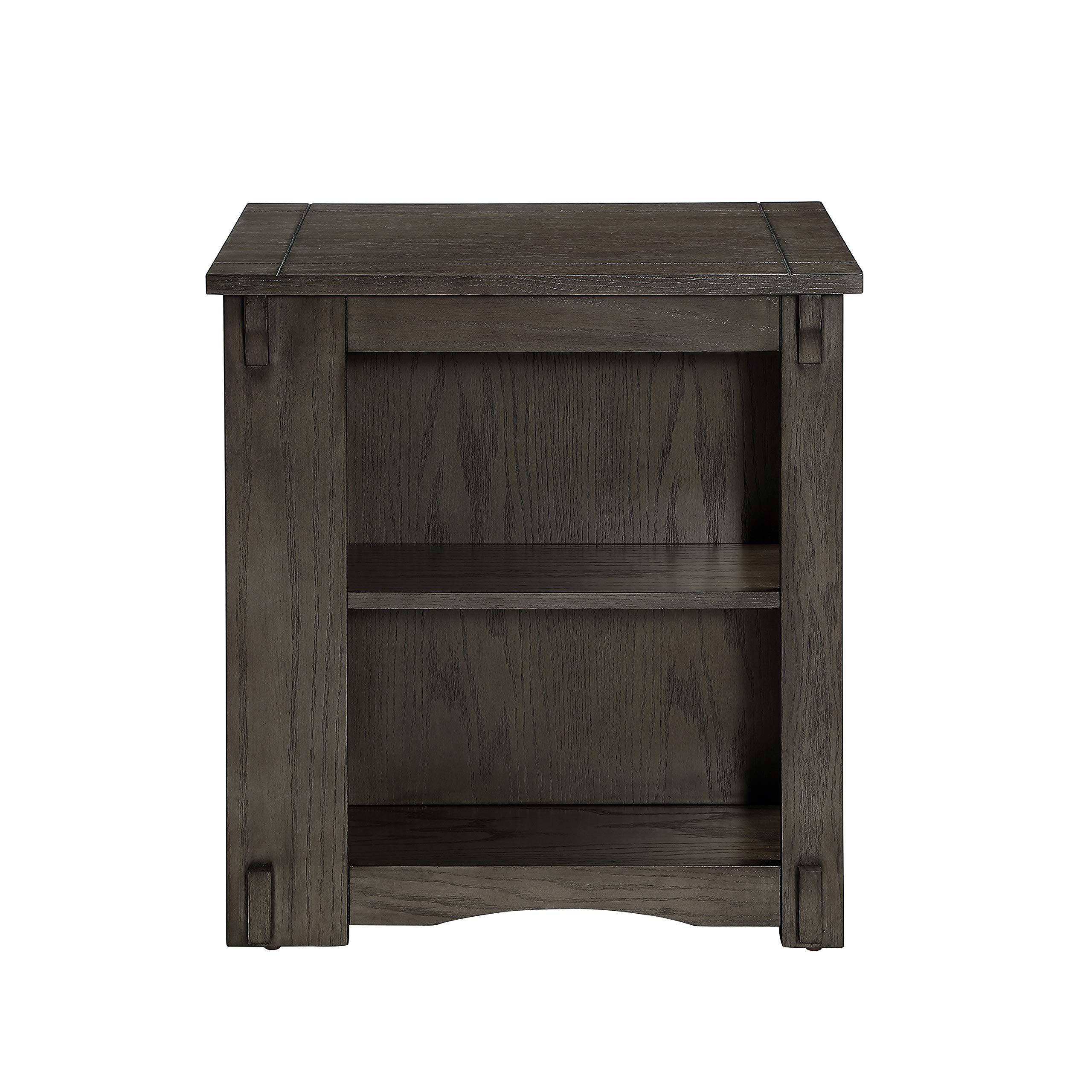 Powell Sheryl Side Accent Table - Modern Gray End Table for Living Room, Bedroom & Office - Small Space Furniture with Stylish Design