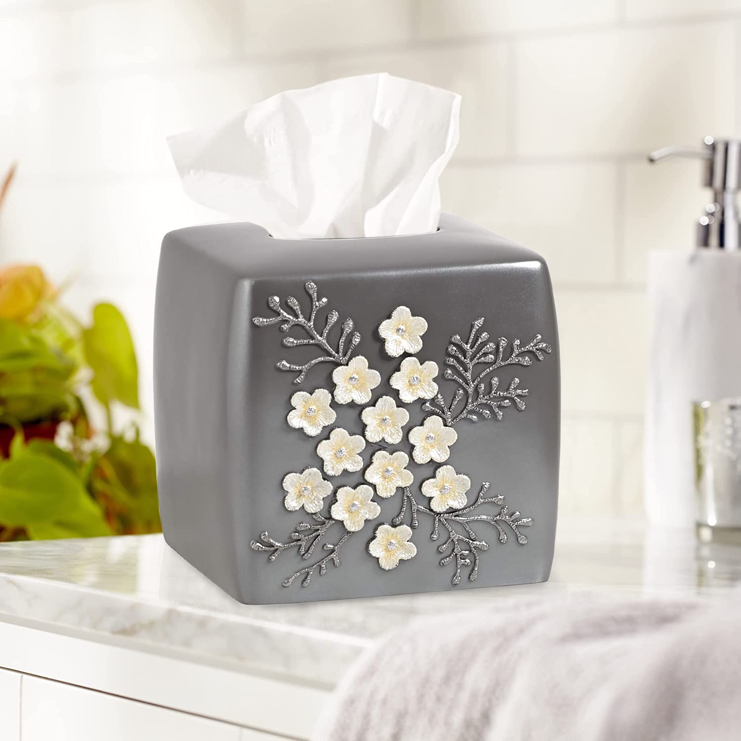 Premium Grey Bath Tissue Box by Bloomfield - Soft & Absorbent for Home, Office & Guest Bathrooms