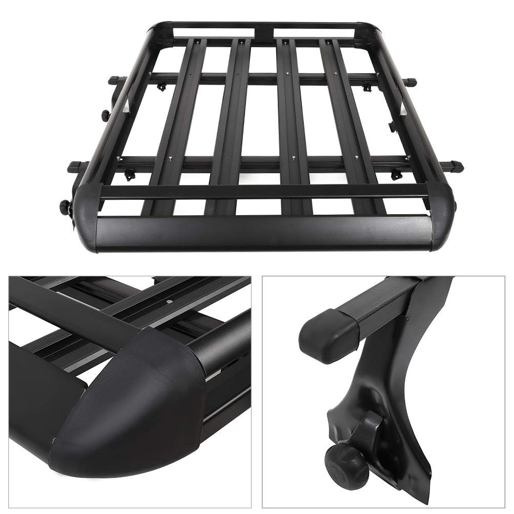 INEEDUP 100LBS Roof Rack Crossbars - Heavy Duty Aluminum Cargo Carrier for SUV, Truck & Van - 50