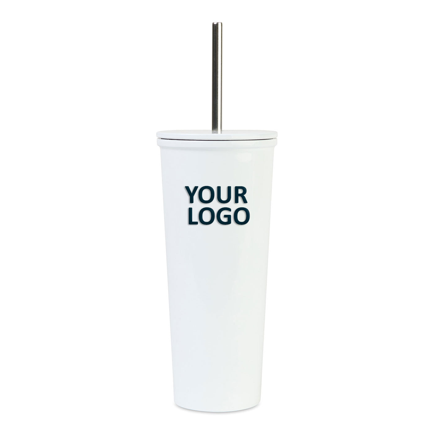 Custom Aviana Dallas 23 Oz White To-Go Cup with Lid - Insulated Travel Mug for Coffee, Tea & Cold Drinks - Perfect for Office, Commute & Outdoor Activities