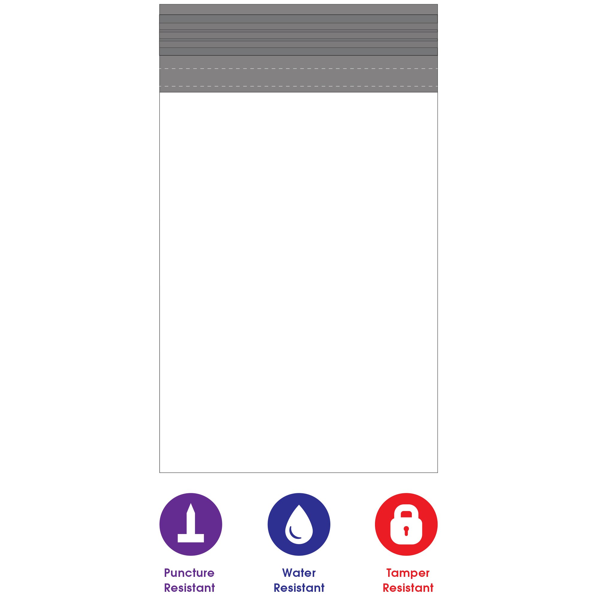 Tape Logic TLB879100PK 14x17 Inch White Poly Mailers - 100 Pack | Eco-Friendly Shipping Envelopes for Ecommerce, Clothing & Online Stores
