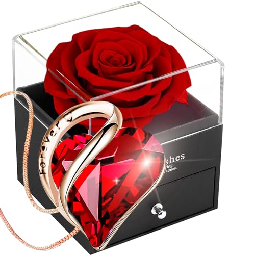 Red Rose Ruby Necklace