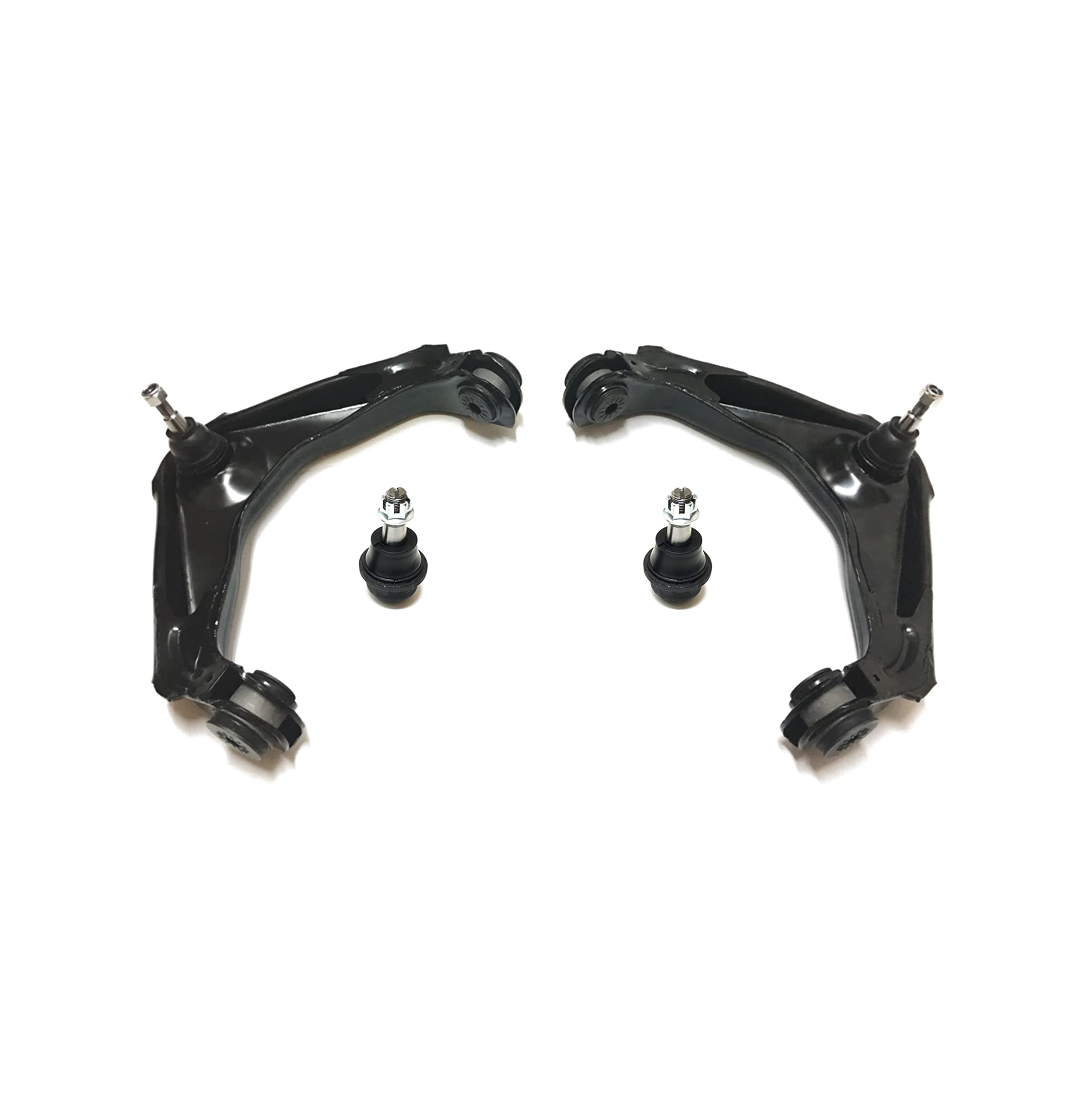 14-Piece Suspension Kit - Front & Rear Sway Bar Links, Lower Ball Joints, Inner/Outer Tie Rod Ends, Pitman Arm with 3-Groove Spline, Offset Upper Control Arm - Perfect for Jeep Wrangler, Chevy Silverado & Ford F-150 Off-Road Upgrades