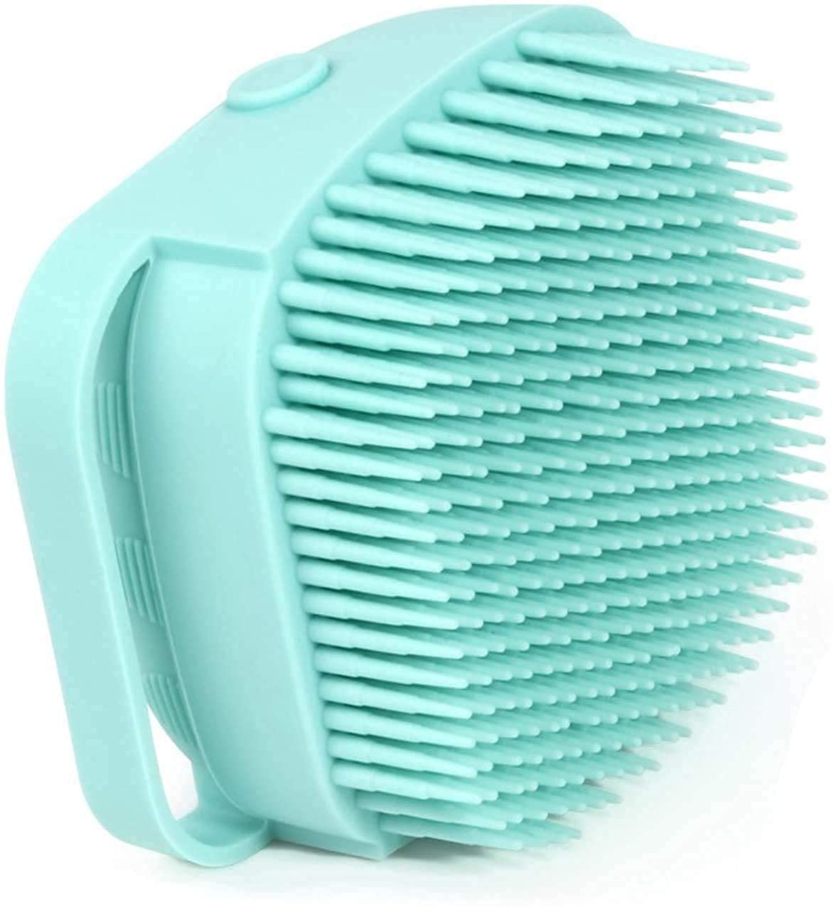 SAKAR Silicone Bath Body Scrubber - Soft Exfoliating Brush for Shower, Scalp Massage & Hair Washing - Gentle Skin Cleansing & Relaxing Spa Experience at Home