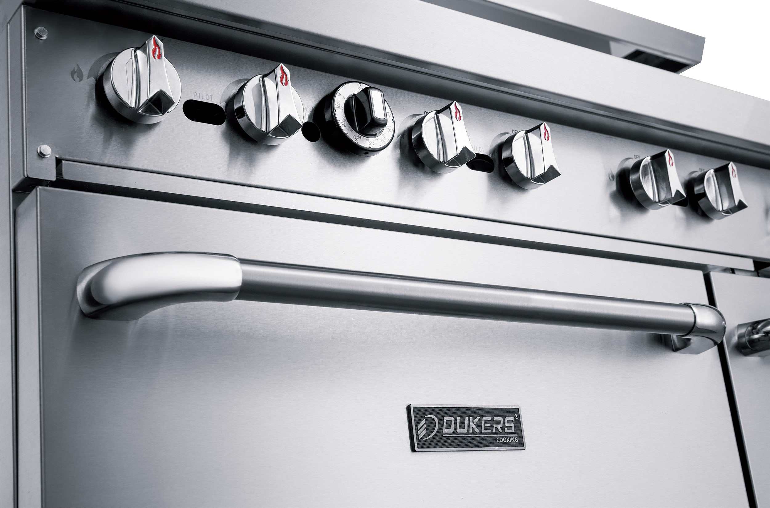 Dukers DCR60 10B 60-Inch Commercial Gas Range with 10 Open Burners - Perfect for Restaurants, Catering & Large Kitchen Cooking