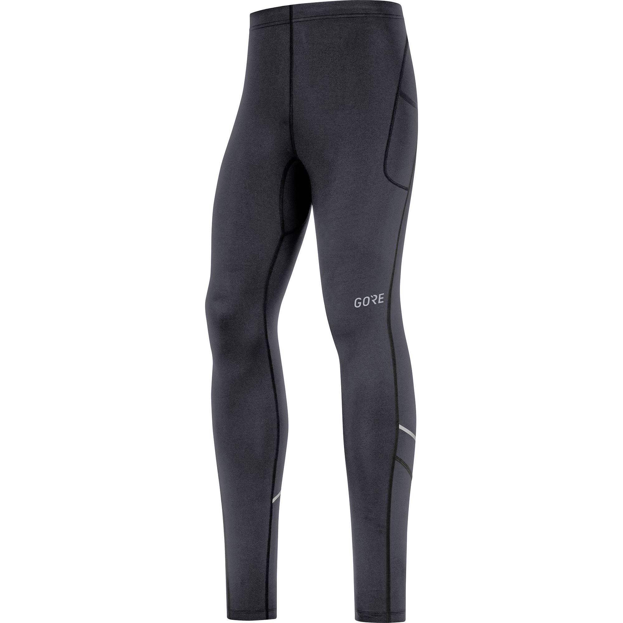 GORE WEAR R3 Mid Tights - Men's Running & Training Compression Leggings for Cold Weather Outdoor Activities