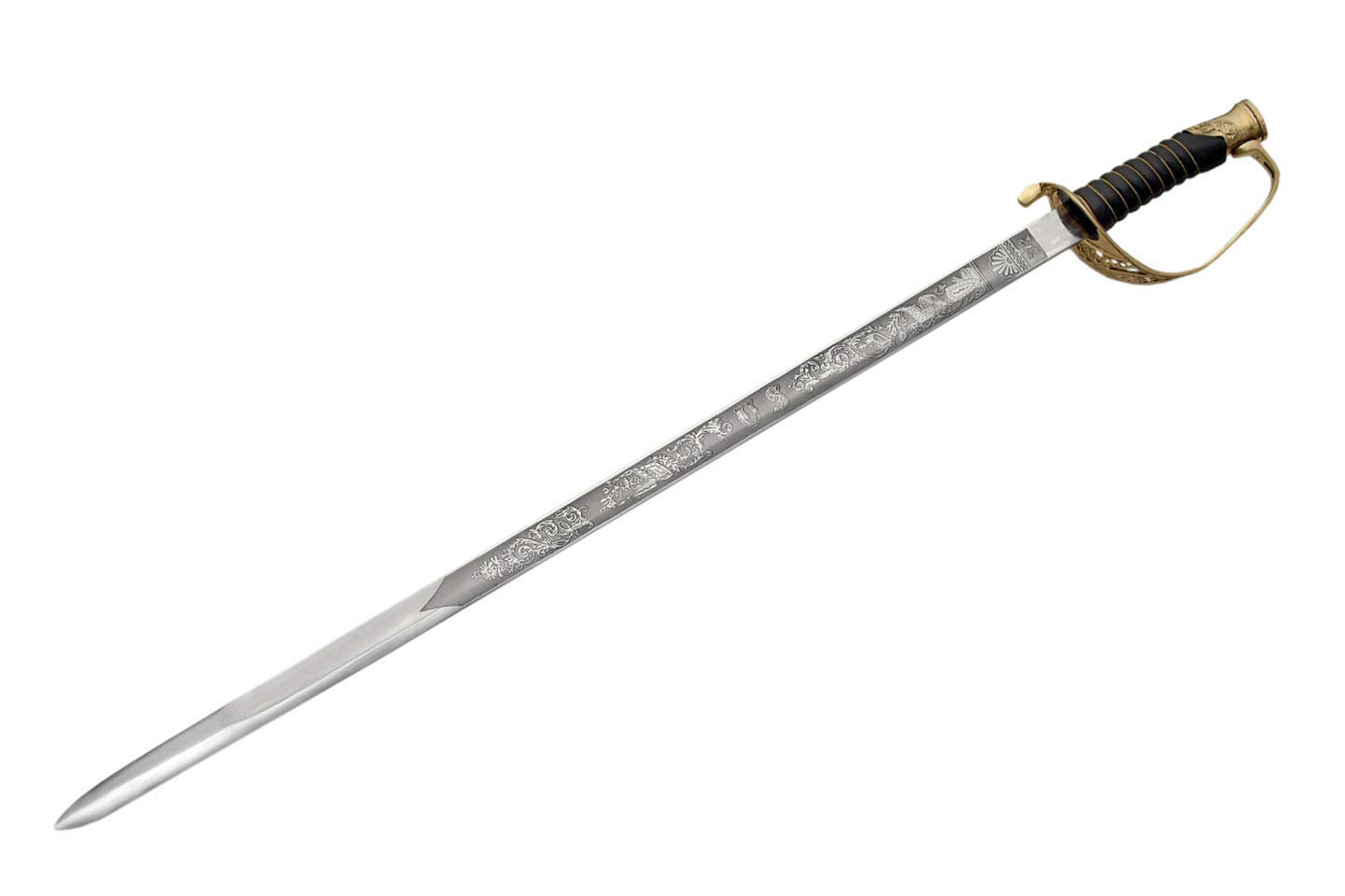 Szco Supplies Foot Officer Sword - Authentic Civil War Replica for Collectors & Historical Enthusiasts | Perfect for Reenactments, Display & Gift Giving