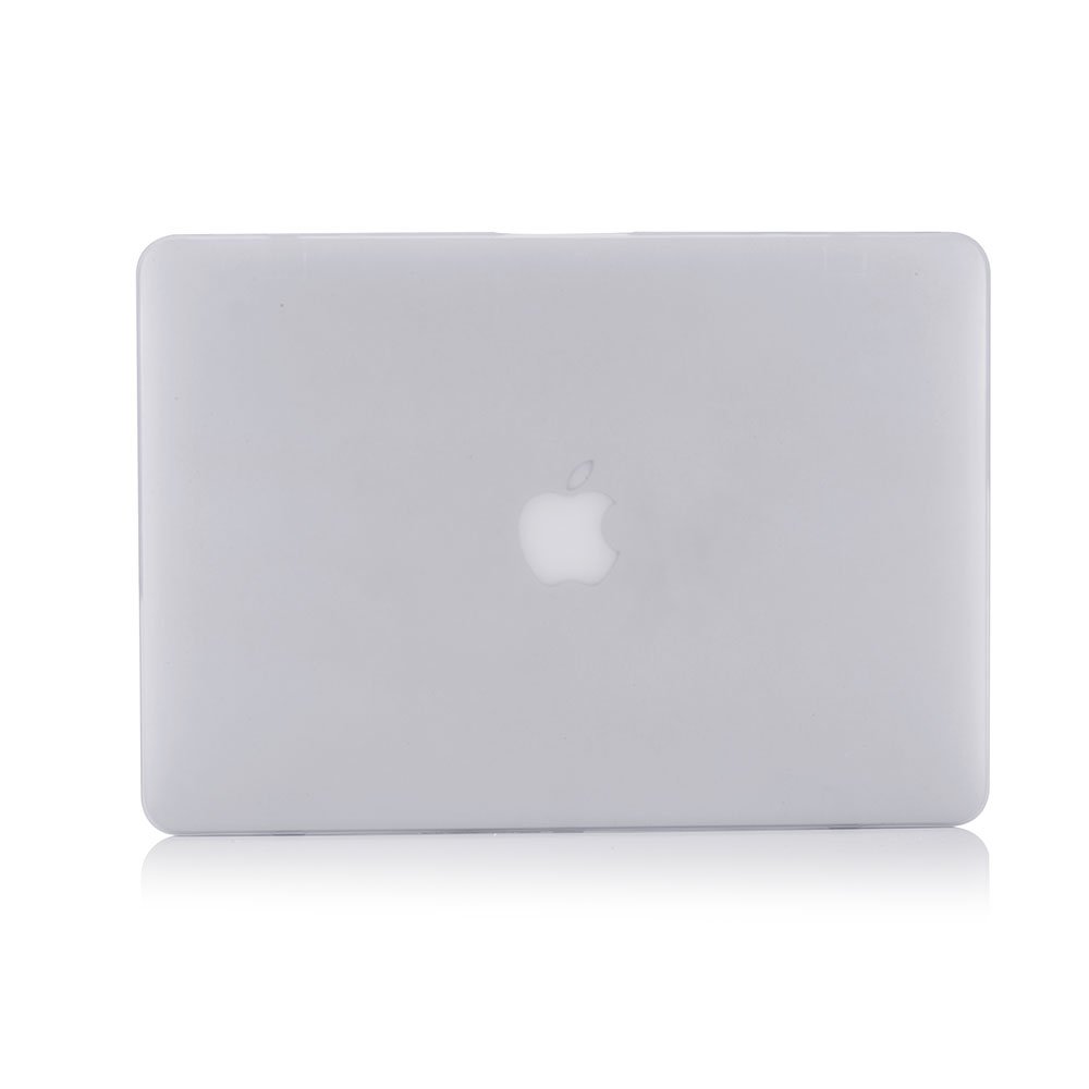 Durable Hard Shell Case for MacBook Pro 13 inch (2012-2015 Models A1502 & A1425) - Frost White Protective Cover with Keyboard Protector | Perfect for Office, School & Travel Use