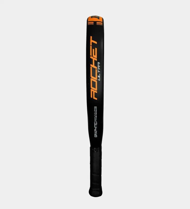 Dunlop Rocket Ultra Padel Racket - High Performance Carbon Fiber Paddle Tennis Racquet for Men & Women (Orange) | Perfect for Competitive Matches & Training Sessions