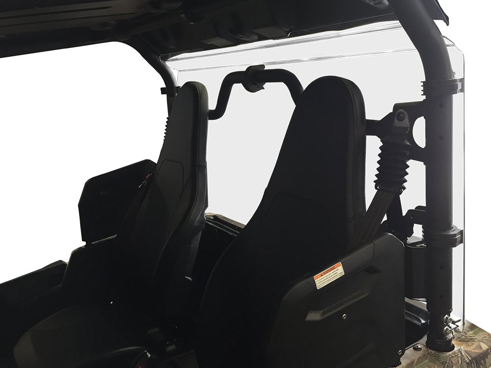 Spike Powersports 77-7340-R Clear Rear Windshield for Motorcycles - Perfect for Touring, Cruising & Long Rides
