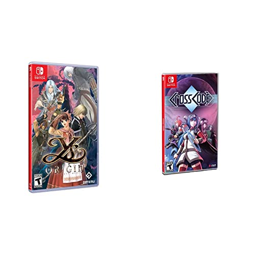 Ys Origin - Nintendo Switch Game | CrossCode - Nintendo Switch Edition | Action RPG Adventure for Home & Travel Gaming