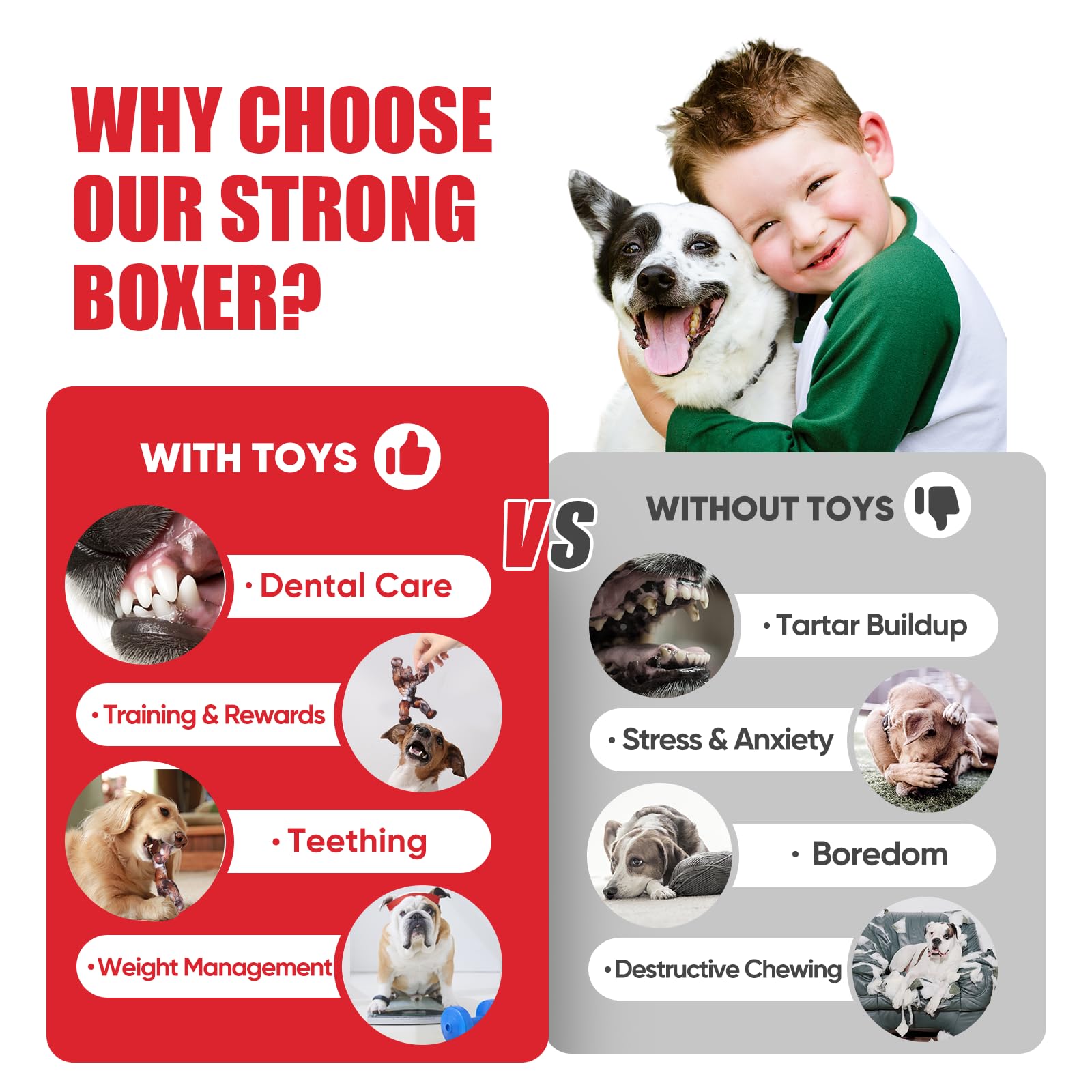 Zinbo Indestructible Dog Chew Toys for Aggressive Chewers - Durable Nylon Bone Toy with Real Bacon Flavor for Medium/Large Breed Dogs (Large Size, Beef Flavor) - Perfect for Training, Teething Relief & Playtime