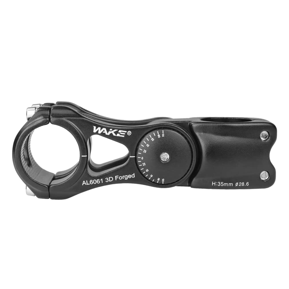 FOMTOR Adjustable Bike Stem 31.8mm/25.4mm ±90 Degree 90mm/110mm/145mm MTB Handlebar Riser - Compatible with Mountain, Road, BMX, City & Fixie Bikes | Perfect for Commuting, Trail Riding & Urban Cycling
