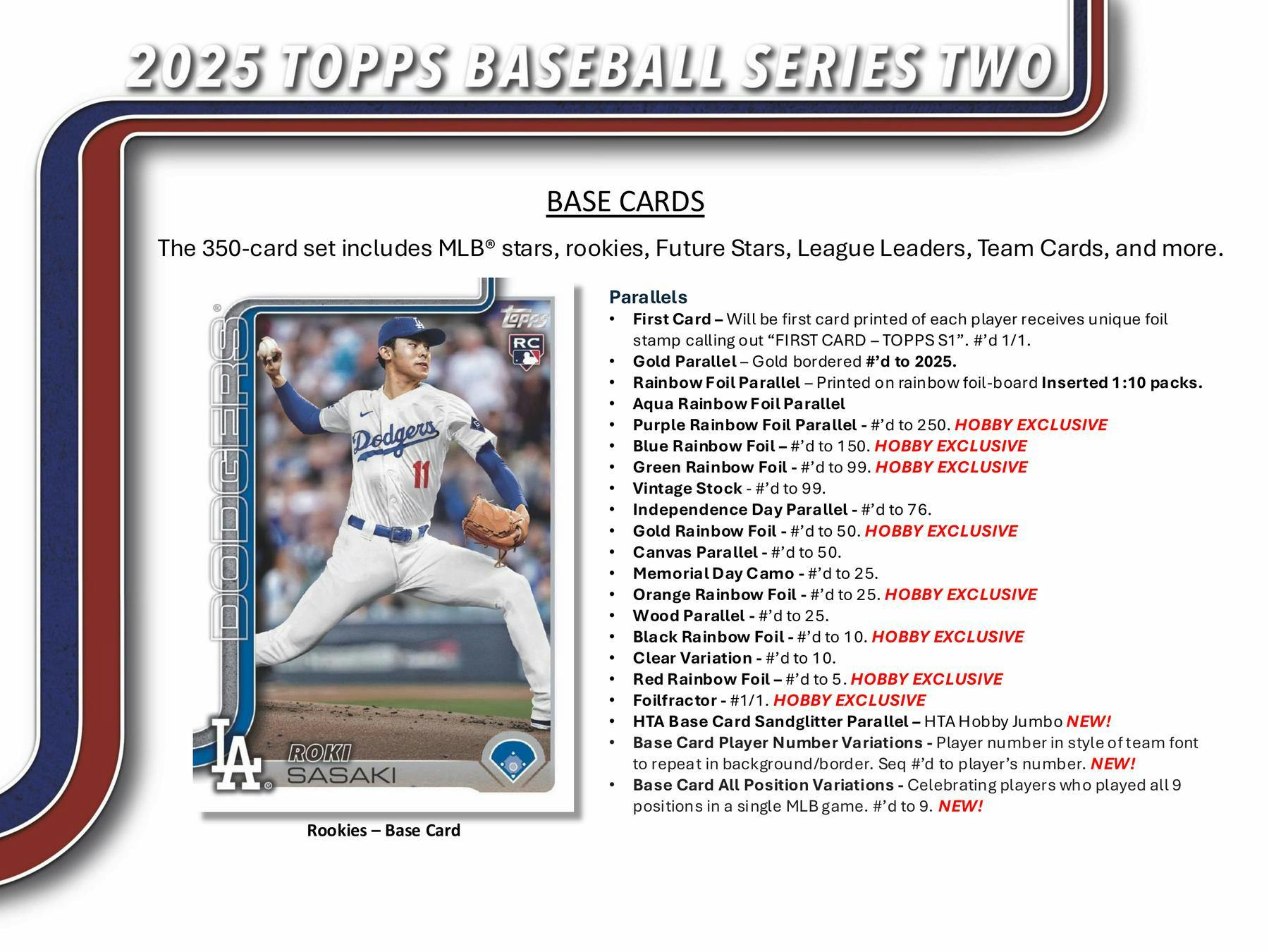 2025 Topps Series 2 Baseball Hobby Jumbo Box - Pre-Order Now | MLB Trading Cards Collection | Perfect for Collectors, Investors & Fantasy Baseball Fans
