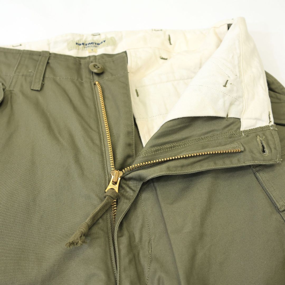 Olive M-65 Field Cargo Cotton Pants for Men - Military Style Tactical Work Pants with Multiple Pockets | Perfect for Outdoor Activities, Hiking, Camping & Casual Wear