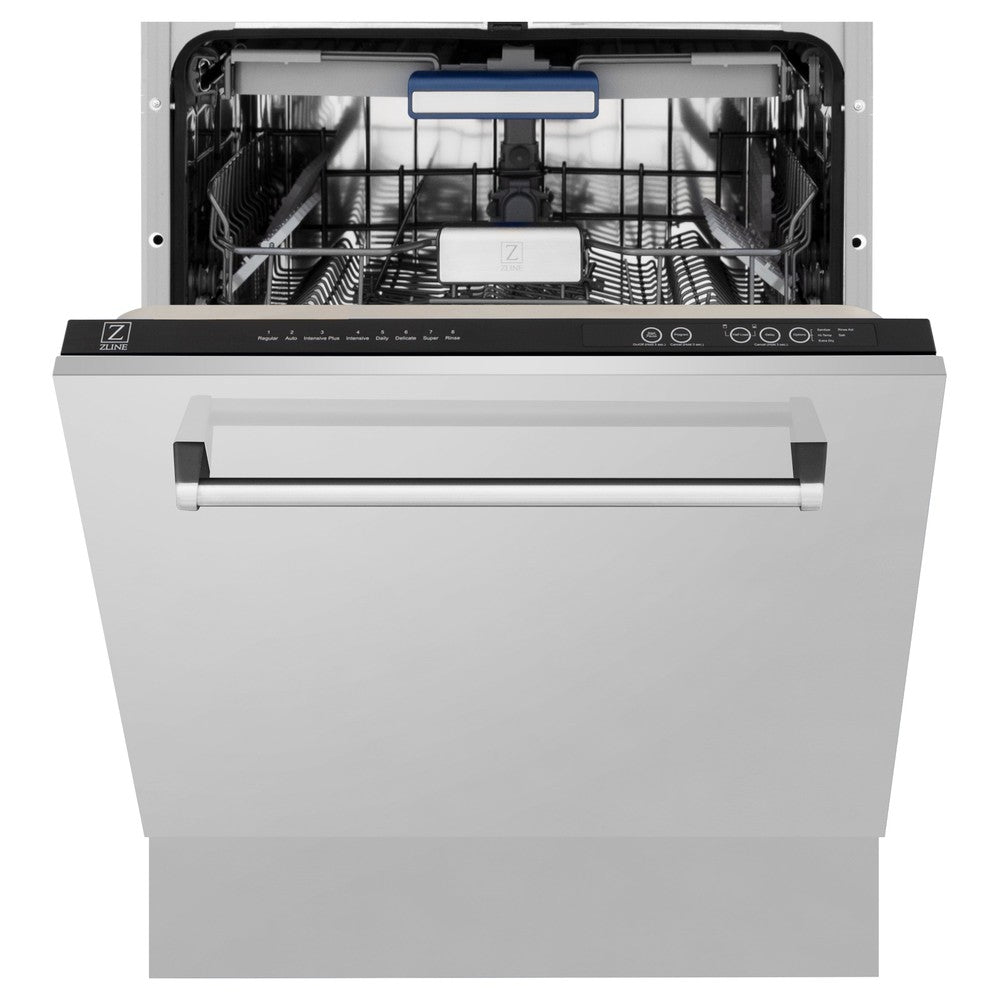 ZLINE 36 Inch Stainless Steel Kitchen Package - Dual Fuel Range, Range Hood, Microwave Drawer & Tall Tub Dishwasher (4KP RARH36 MWDWV) | Perfect for Modern Home Chefs & Open Concept Kitchens