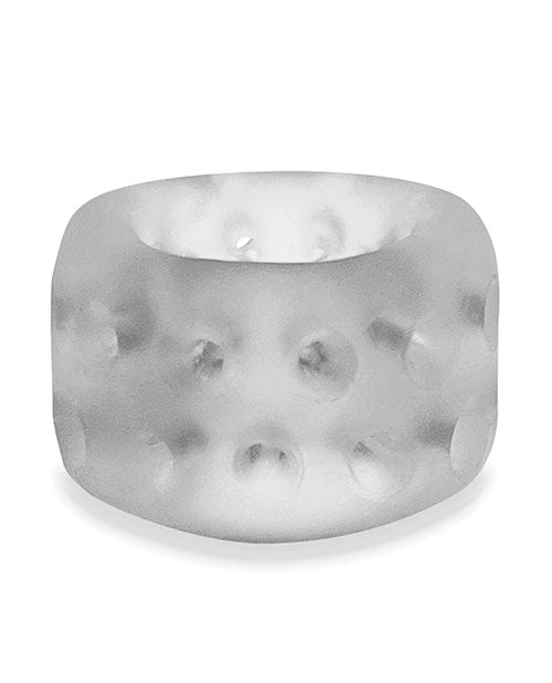 Oxballs Airballs Air Lite Ballstretcher - Clear Ice Silicone Stretching Device for Men | Comfortable & Adjustable Cock Ring for Intimate Play, Fitness & BDSM Scenes