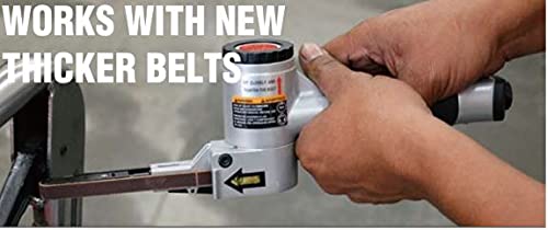 Astro Pneumatic Air Belt Sander - 1600 RPM Straight Handle Air Sander with Variable Speed Control for Spot Weld Removal | Non-Slip Grip Handle | Perfect for Automotive Repair, Metalworking & Wood Sanding
