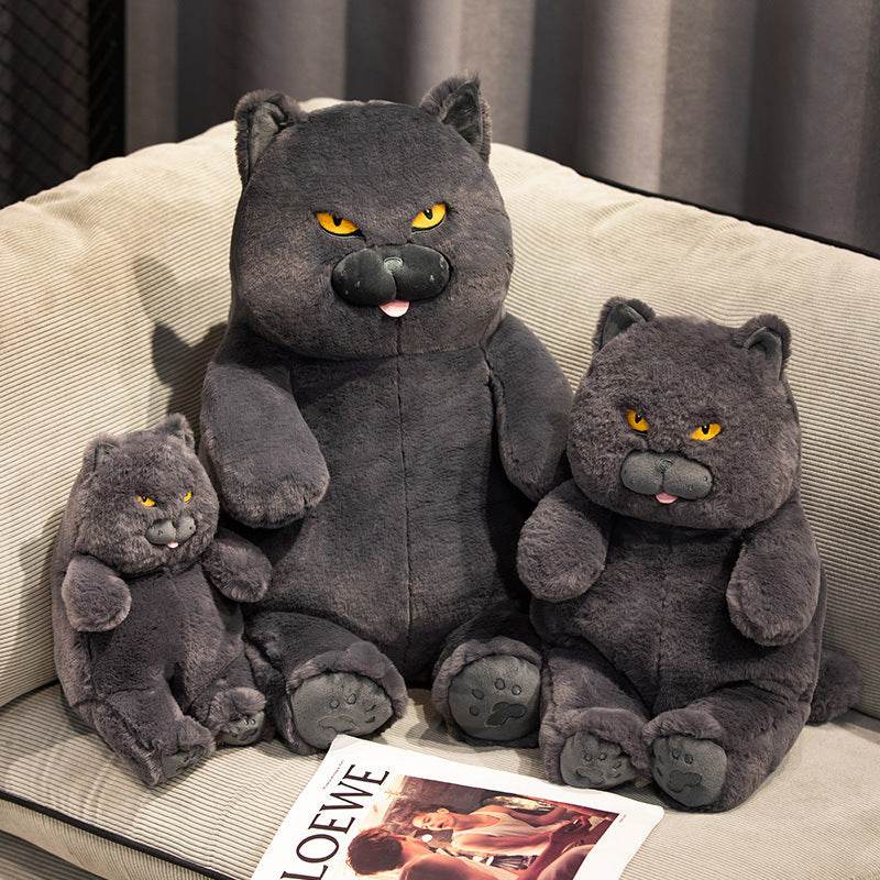 Giant Mad Cat Plush Toy - Angry Cat Stuffed Animal for Stress Relief & Home Decor | Perfect for Gifts, Kids Room, and Office Desk
