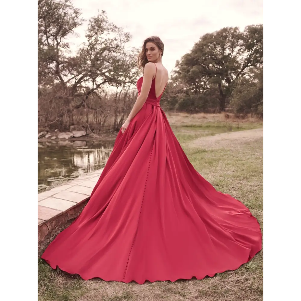 Maggie Sottero Scarlet Lace Wedding Dress - Elegant A-Line Gown for Brides, Church Ceremony & Formal Reception
