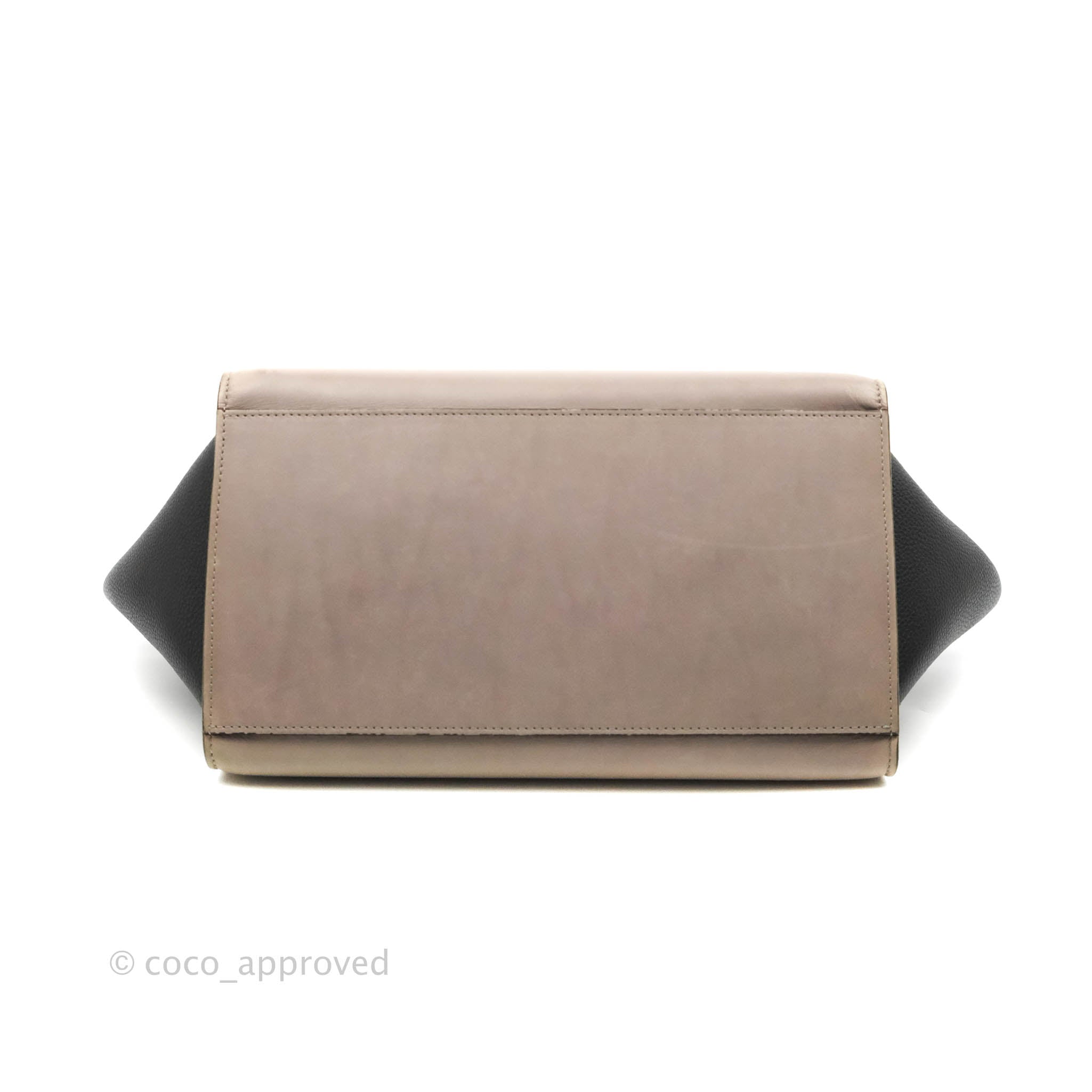 Celine Small Tri Color Trapeze Bag in Sleek Calfskin Leather - Dark Blue | Luxury Crossbody Purse for Women, Perfect for Work, Travel & Evening Events